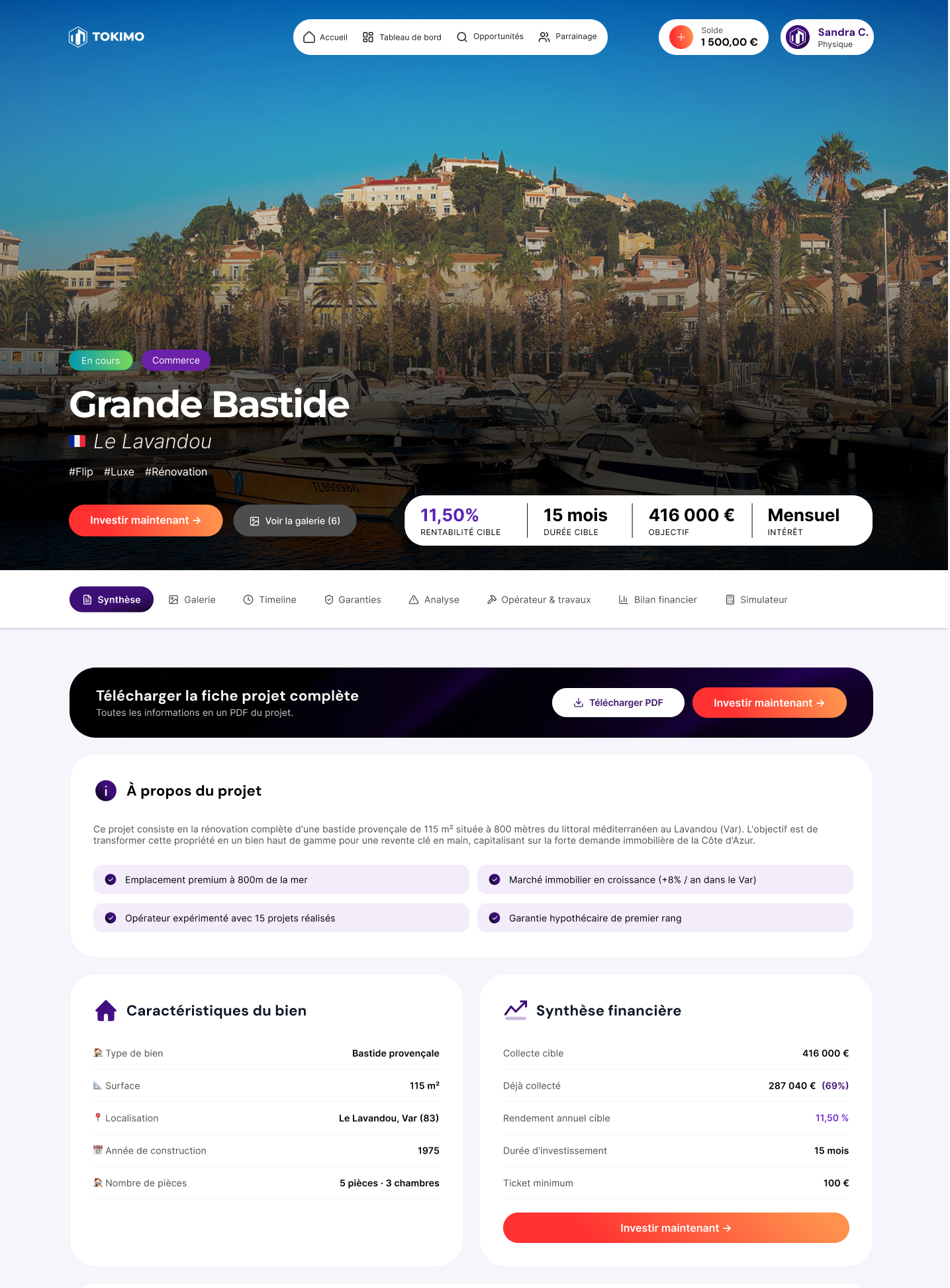 refonte fiche projet tokimo